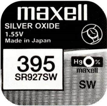 Батарейка Maxell SR927SW 1PC EU MF (395) A 1 шт (M-18289900)