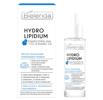 Serum do twarzy Bielenda Hydro Lipidium barierowe nawilżająco-kojące 30 ml (5902169051891)