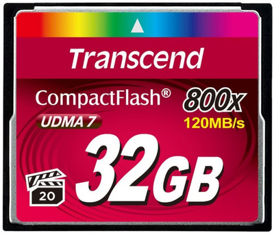 Карта памяти Transcend CompactFlash 800 32 GB (TS32GCF800)