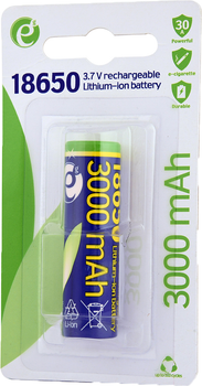 Аккумулятор c защитой EnerGenie 18650 Li-Ion 3000 мА/ч (EG-BA-18650-10C/3000)
