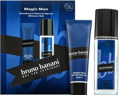 Набір Bruno Banani Magic Man Дезодорант-спрей 75 мл + Гель для душу 50 мл (3616303306076)
