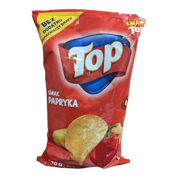 Чипси Top Smak Papryka/Smak Zielona Cebulka 170g