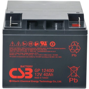 Акумуляторна батарея CSB GP12400 12V 40 Ah AGM VRLA