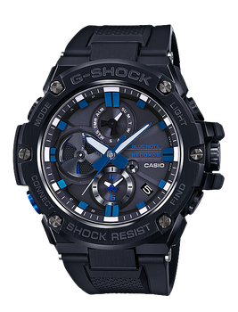 Мужские часы в стиле Casio GST-B100BNR-1AER полимерный ремешок