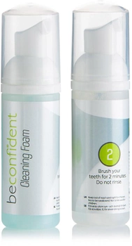 Набір для відбілювання зубів Beconfident Teeth Whitening Dual Foam Пінка очищувальна 50 мл + Пінка відбілювальна 50 мл (7350064184240)