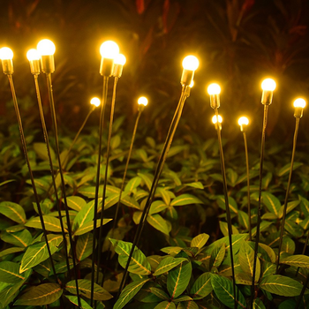 Комплект світильників для газону Solar Firefly Light Shinedo SD-SL816 6led warm white 2 шт.