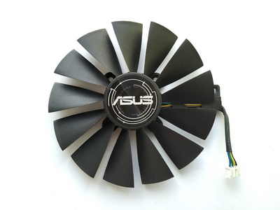 Вентилятор Everflow для видеокарты ASUS 95 мм T129215SM (FDC10M12S9-C PLD10010S12H) (№134.1)