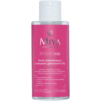 Tonik do twarzy Miya Cosmetics z kwasem glikolowym 5% 150 ml (5906395957637)