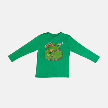 T-shirt z długim rękawem dziecięcy OVS 1834277 128 cm Green (8056781762400)