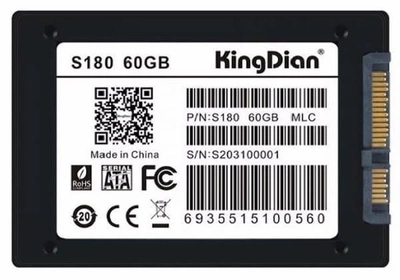 Накопичувач SSD KingDian Sata 2.5" 60Gb S180 (S18060GB_N)