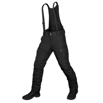Штани тактичні зимові чоловічі утеплені штани для силових структур Patrol Taslan Чорні (7357), S (OPT-36701)