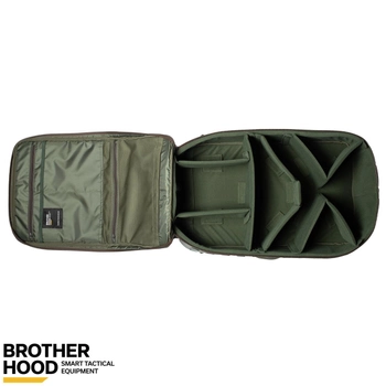 Рюкзак для дронов защитный тактический универсальный для силовых структур Brotherhood олива L 30л (SK-NBH-ZRD-01OLS)