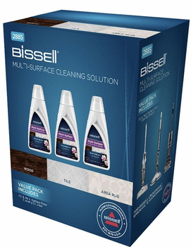 Zestaw trzech detergentów Bissell Multi-Surface do czyszczenia podłóg i dywanów 3 x 1 l (0011120255508)