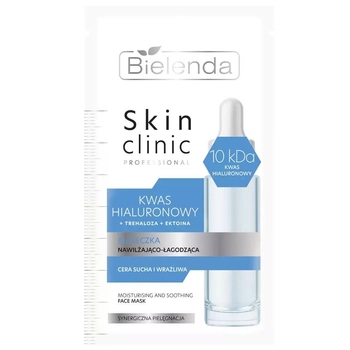 Maska do twarzy Bielenda Skin Clinic Professional Kwas Hialuronowy 8 g (5902169049850)
