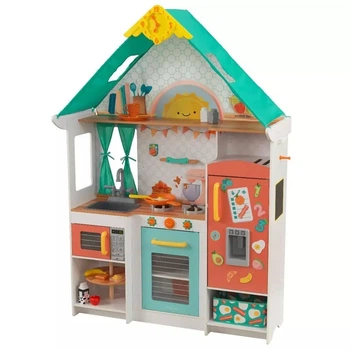Детская кухня KidKraft со светом и звуком и магнитной дверцей Morning Sunshine, 10110