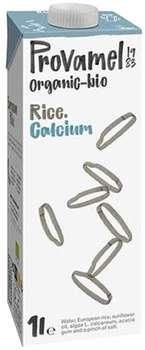 Opakowanie napoju ryżowego Provamel Calcium Rice Drink Bio 8 x 1 l (5411188109198)