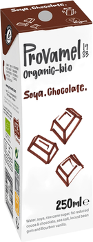 Opakowanie napoju sojowego Provamel Soya Drink Chocolate 15 x 250 ml (5411188125389)