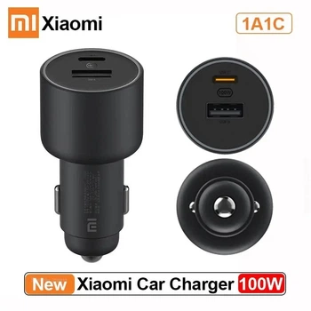 Автомобільний зарядний пристрій Xiaomi Car Charger 1A1C 100W