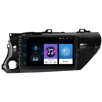 Штатна магнітола Lesko для Toyota Hilux VIII 2015-2020 екран 10" 1/16Gb Wi-Fi GPS Base Тойота Хайлюкс