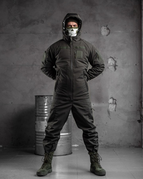 Тактичний зимовий теплий військовий комплект Razor ( Куртка + Штани ), Камуфляж: Олива, Розмір: L