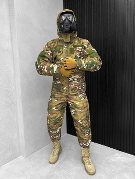 Тактичний зимовий теплий військовий комплект SZ-13 ( Куртка + Штани ), Камуфляж: Мультикам, Розмір: XXL