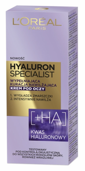 Krem pod oczy L'Oreal Hyaluron Specialist 15 ml (3600523775613)