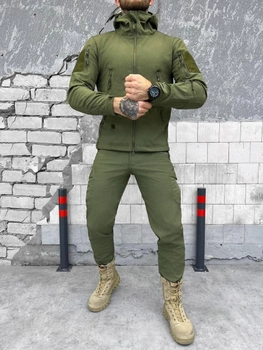 Тактический зимний военный комплект Shark ( Куртка + Штаны ), Камуфляж: Олива, Размер: XL