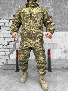 Тактичний зимовий теплий військовий комплект Avanger ( Куртка + Штани ), Камуфляж: Піксель ЗСУ, Розмір: S
