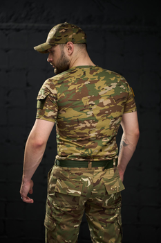 Тактическая футболка с липучками на груди и плечах 3XL