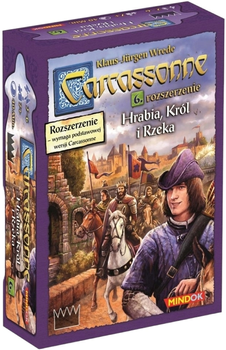 Dodatek do gry planszowej Bard Carcassonne: Hrabia Król i Rzeka (8595558307067)