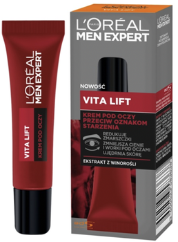 Krem pod oczy L'Oreal Men Expert Vita Lift przeciw oznakom starzenia 15 ml (3600523583638)