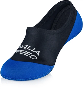 Носки для бассейна Aqua Speed NEO SOCKS 7370 черный, синий Детские 22-23