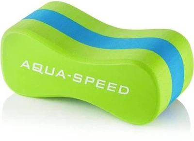 Колобашка для плавання Aqua Speed JUNIOR 3 LAYESR PULLBUOY 7308 зелений, блакитний Унісекс 20x8x10cм
