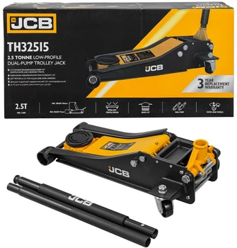 Домкрат підкатний гідравлічний JCB 2.5 т 75-505 мм (JCB-TH32515)