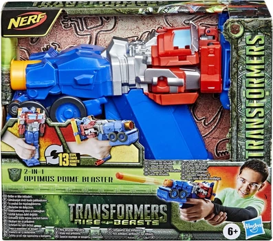 Бластер-трансформер Hasbro Оптимус Прайм Nerf Трансформеры: Время звероботов F3901