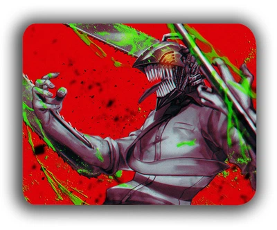 Коврик для мыши аниме Дэнджи Человек-бензопила Chainsaw Man 18х22 см (k178)