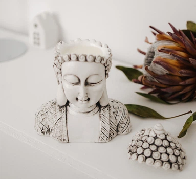 Аромасвеча BUDDHA SANDAL GRAY 100% WOOD WAX 140g 30h Гранд Презент NAC 1061