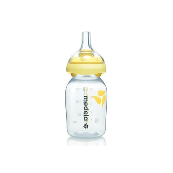 Пляшечка для годування Medela Baby Bottle For Breastmilk With Calm Прозора 150 мл (7612367022002)