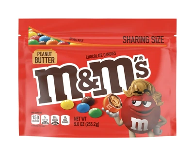 Драже M&M's Peanut Butter ммдмс з арахісовою пастою 255,2 г від