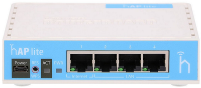 Маршрутизатор MikroTik hAP Lite Classic (RB941-2nD)