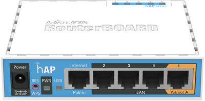 Маршрутизатор MikroTik hAP (RB951Ui-2nD)