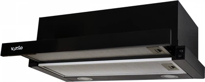 Витяжка VENTOLUX GARDA 60 BK (900) LED