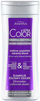 Бальзам для волосся Joanna Ultra Color срібні, попелясті, відтінки сріблястого блонда 200 г (5901018020613)