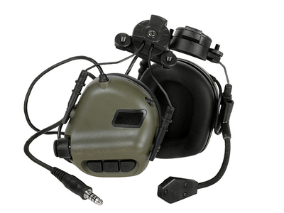 M32H Активные наушники с микрофоном для каски EXF - FG [EARMOR]