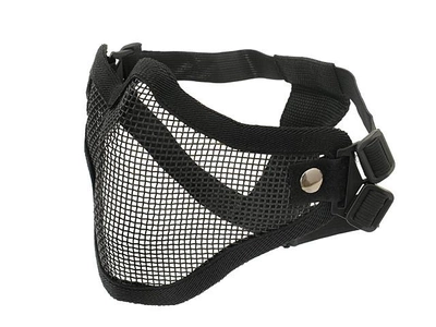 Страйкбольная защитная стальная маска V.1 - Black [CS] (для страйкбола)