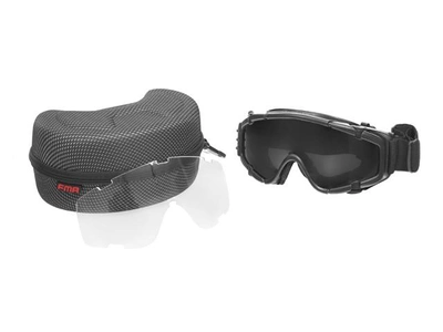 Захисні окуляри (маска) з вентилятором — BLACK [FMA]