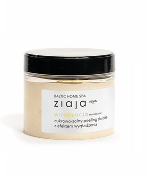Скраб для тіла Ziaja Baltic Home Spa Vitalization Apricot Ume цукрово-сольовий скраб із розгладжувальним ефектом 300 мл (5901887053163)