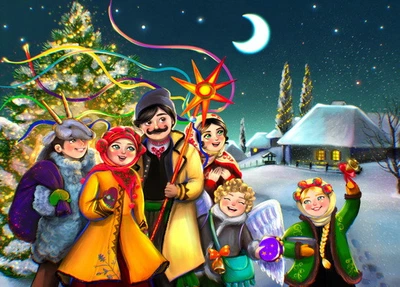 Листівка Cardsforsoul Колядниця 10,5 Х 14,8 см