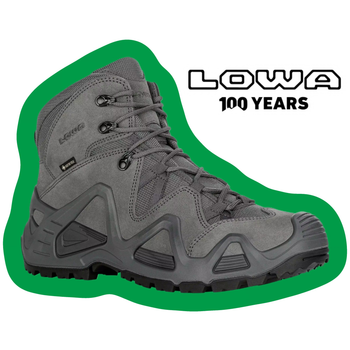 Черевики тактичні Lowa Zephyr GTX mid TF Wolf (сірий) UK 14/EU 49.5