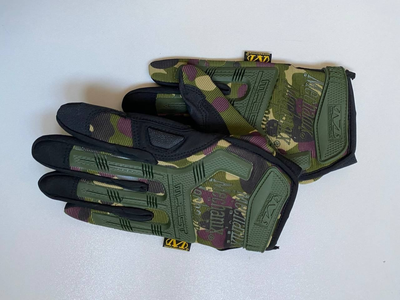 Тактичні рукавиці з пальцями мультикам розмір ХL